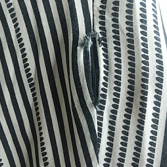 Geometrical White Black n peachy Pink Sundress - Picture 5 of 5